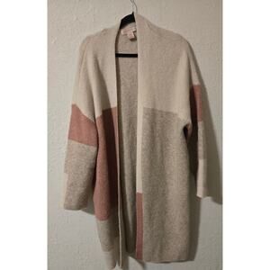 Extra long sweater cardigan